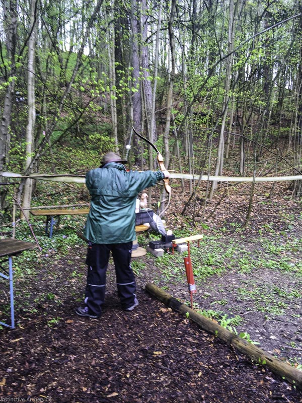 Wetter getrotzt - Schießspiele Dornig Schützen 24-bogenschiessen I A 010 April 16 4979-bogenschiessen