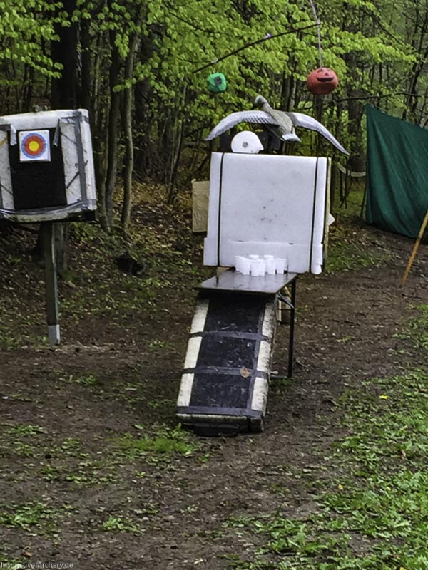 Wetter getrotzt - Schießspiele Dornig Schützen 18-bogenschiessen I A 021 April 16 4990-bogenschiessen