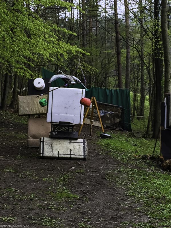 Wetter getrotzt - Schießspiele Dornig Schützen 16-bogenschiessen I A 023 April 16 4993-bogenschiessen