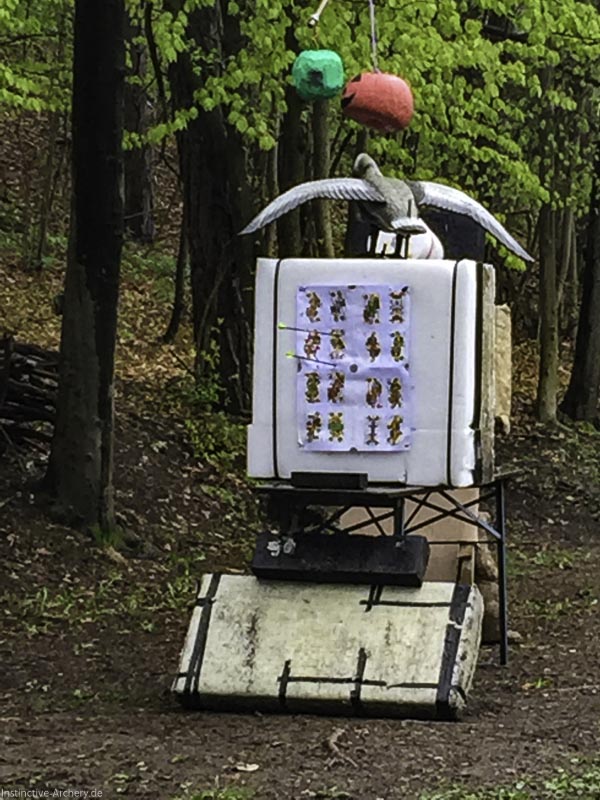 Wetter getrotzt - Schießspiele Dornig Schützen 11-bogenschiessen I A 034 April 16 5004-bogenschiessen