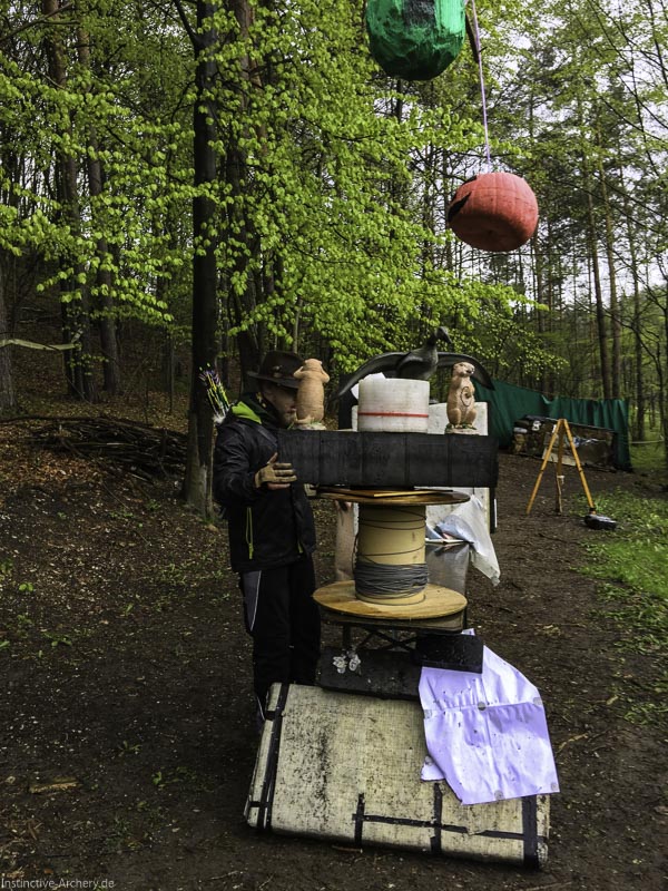 Wetter getrotzt - Schießspiele Dornig Schützen 7-bogenschiessen I A 040 April 16 5010-bogenschiessen