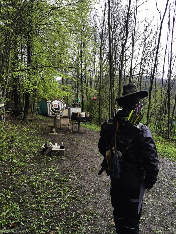 Wetter getrotzt - Schießspiele Dornig Schützen 5-bogenschiessen I A 047 April 16 5016-bogenschiessen